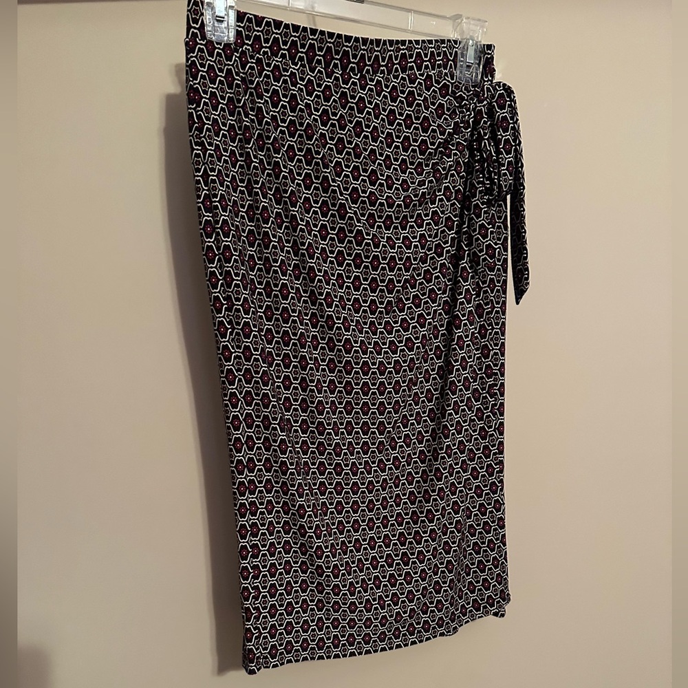 Le Lis Maggie Faux Wrap Skirt Size M